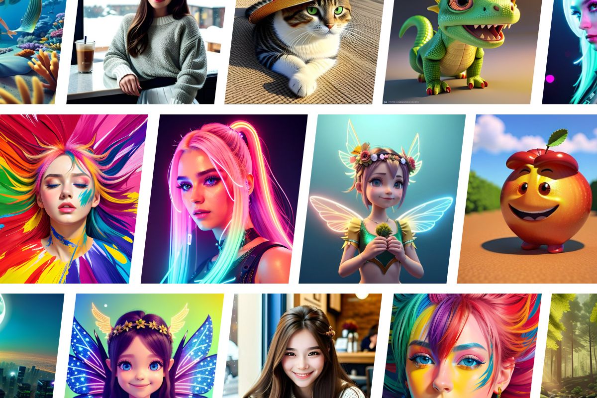 무료 AI 그림 사이트 MyEdit 샘플